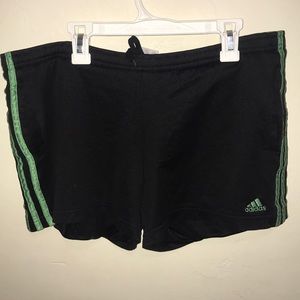 striped addidas shorts